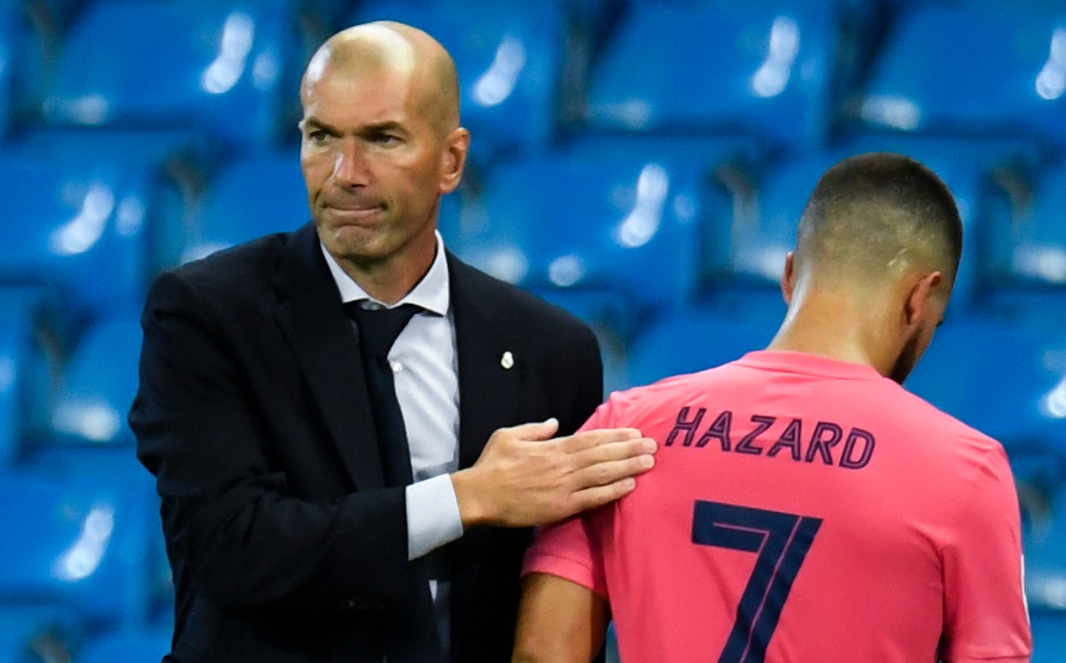Zidane respaldó a sus pupilos pese a la eliminación ante el City. FOTO: AFP.