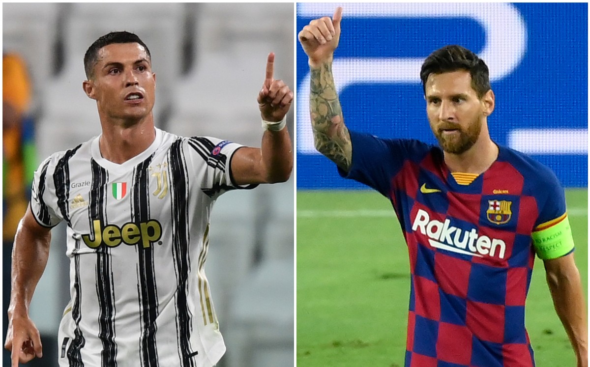 El argentino y el portugués han dominado la Champions League. FOTOS: AFP.