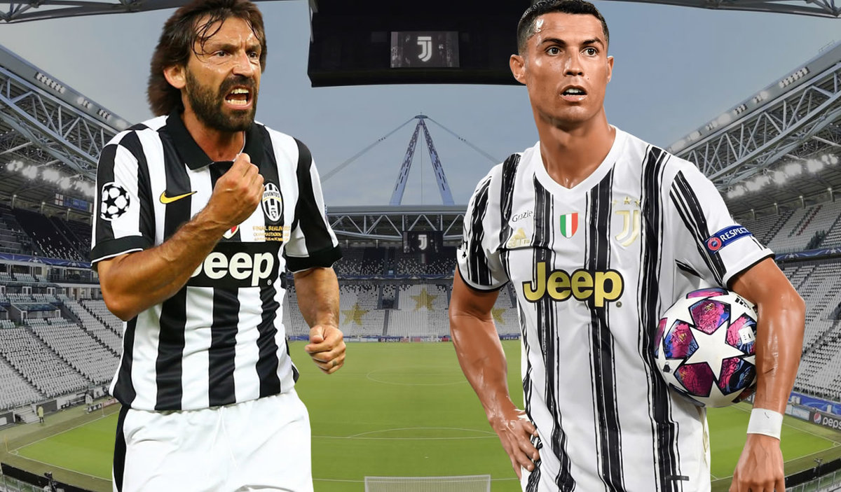 Andrea Pirlo y Cristiano Ronaldo nunca fueron compañeros en la Juventus. (Footy Renders)