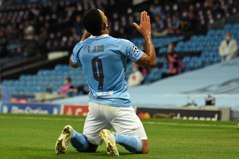 Gabriel Jesús igualó histórica marca de Ronaldo en Champions League (FOTO: AFP)