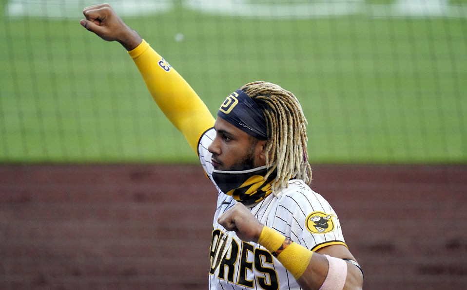 Tatis llegó a la cima del departamento en el juego número 100 de su carrera. (Foto: AP)
