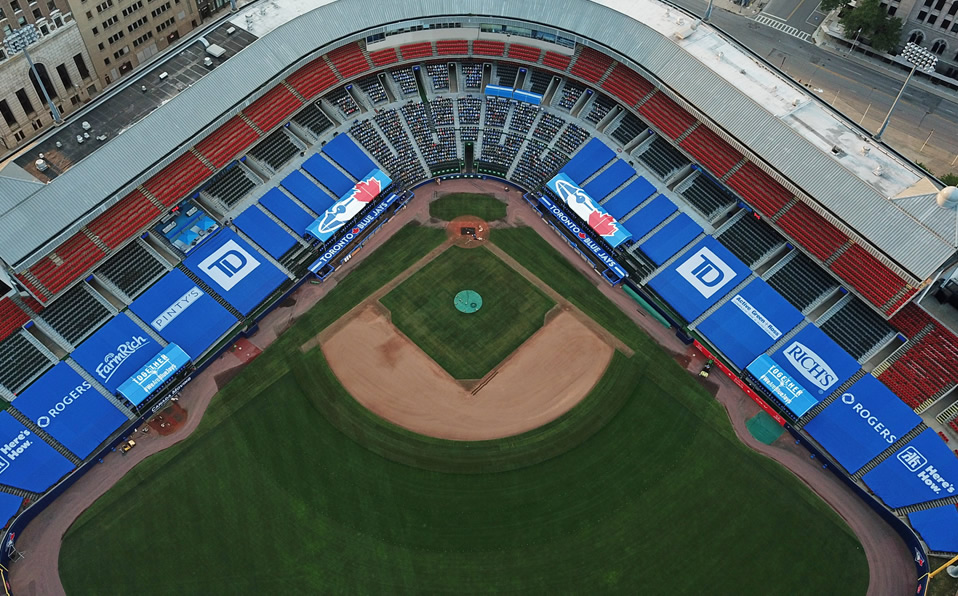 Así quedó la 'nueva' casa de los Blue Jays