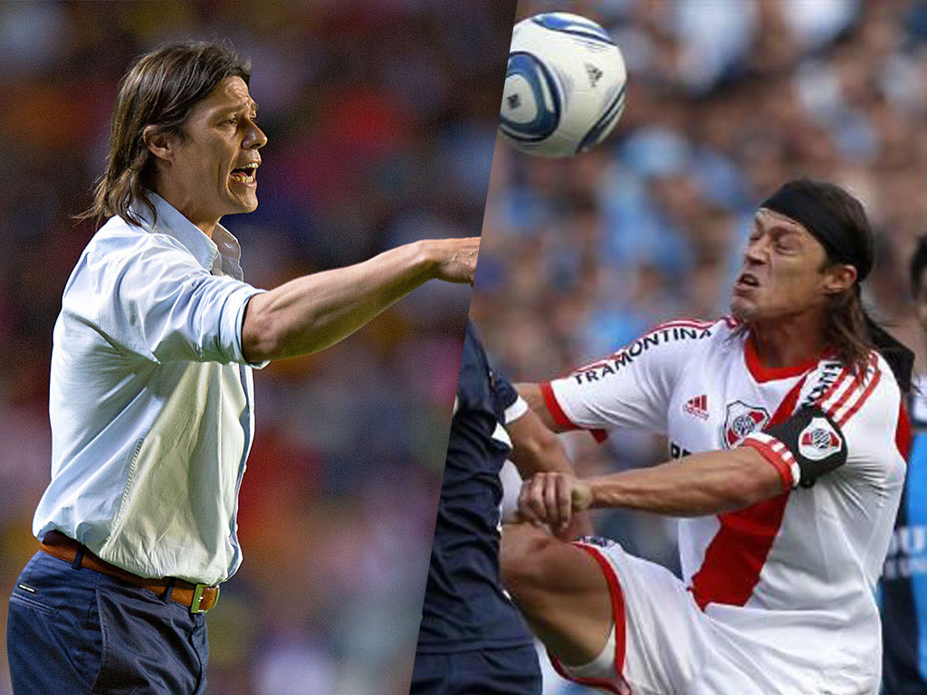 Matías Almeyda, el amado por la Nación Chiva que brilló en ambas facetas en River Plate, logrando el ascenso. (Imago7 | Reuters)