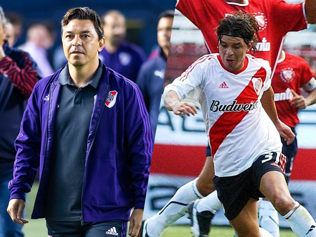 Marcelo Gallardo le devolvió la gloria a River Plate en la banca, donde brilló como mediocampista. (Imago7 | Mexsport)