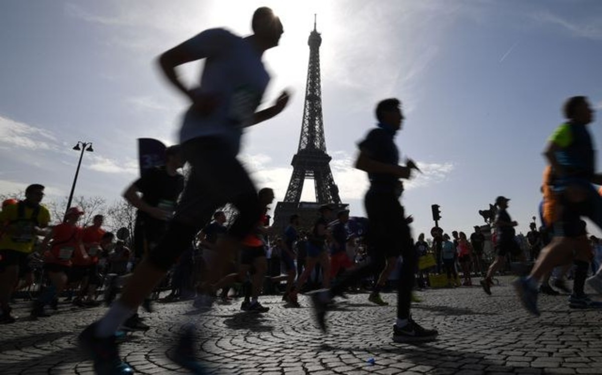 El Maratón de París no se llevará a cabo este año. Foto: AFP