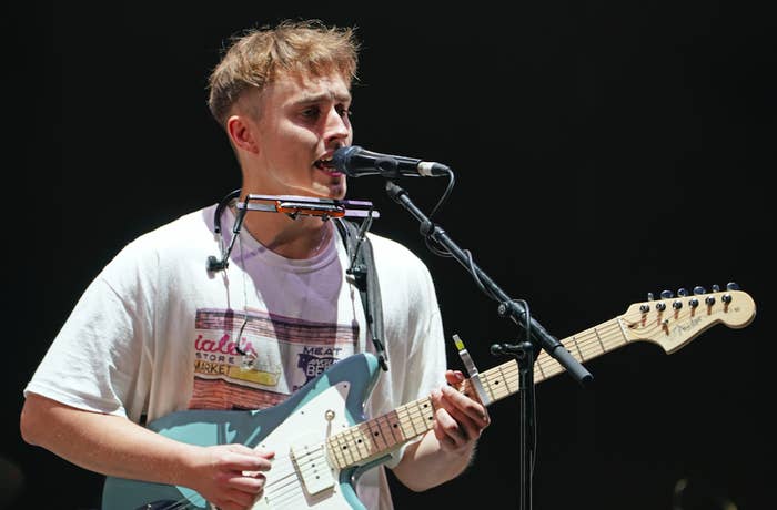 Sam Fender fue el artista que dio el concierto en la ciudad de Newcastle, Reino Unido.