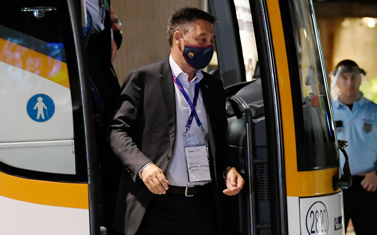 El presidente del Barcelona analiza la derrota (AFP)