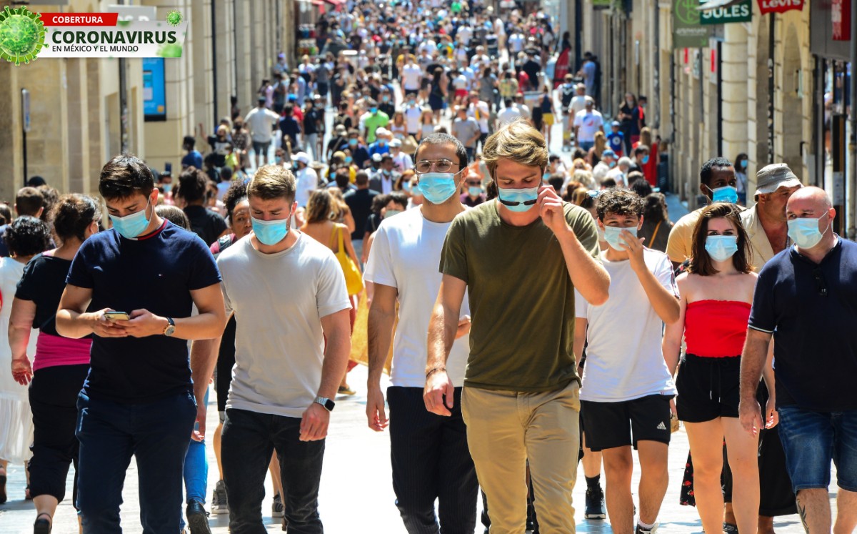Francia se topa con esta complicada noticia al detectar más de 3 mil casos de covid en 24 horas. Foto: AFP