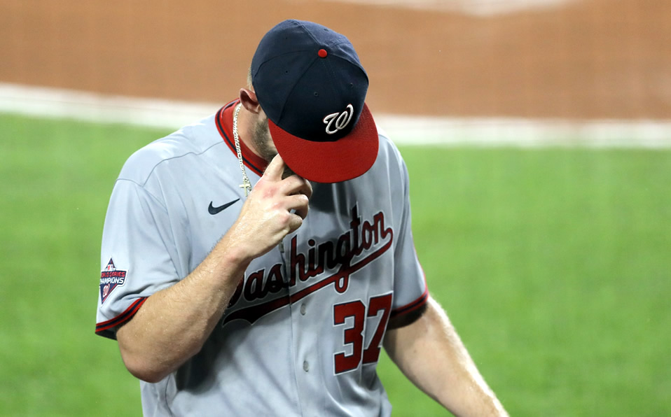 Strasburg ha ido a la lista de lesionados más de diez veces. (Foto: AP)