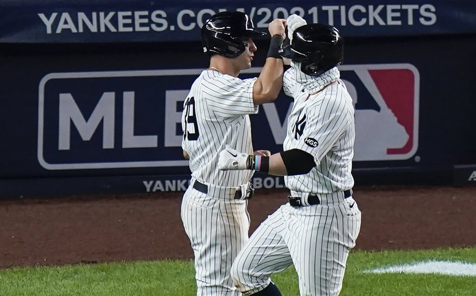 Clint Frazier encabezó la aplastante ofensiva con cinco carreras producidas. (Foto: AP)