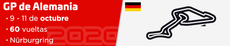 GP de Alemania 2020, 9 al 11 de octubre