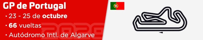 GP de Portugal 2020, 23 al 25 de octubre