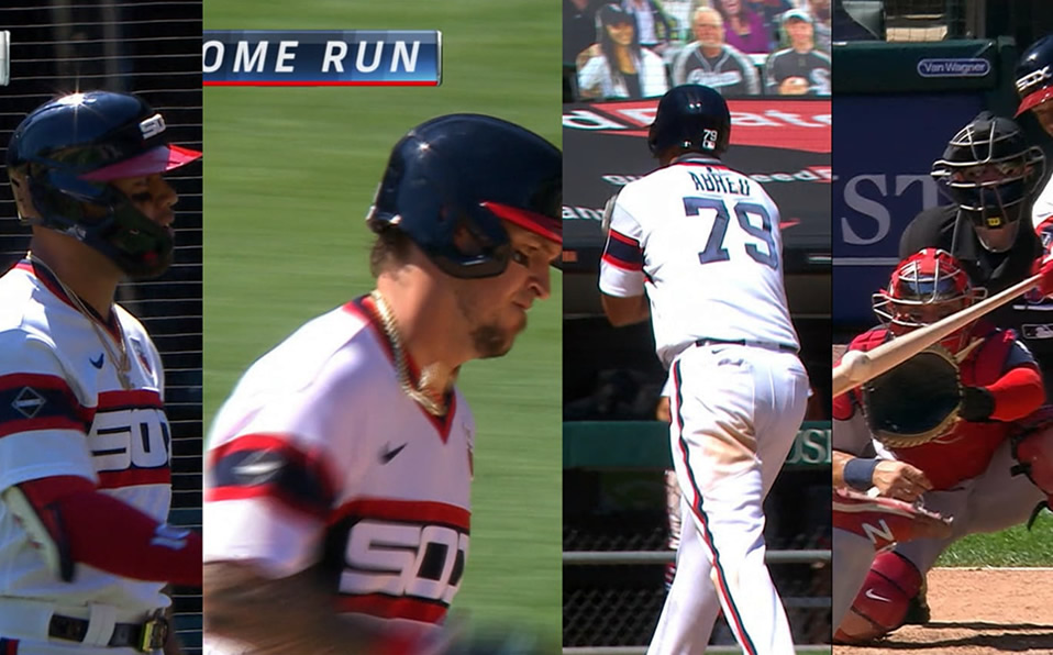Los cuatro home runs fueron de bates latinos. (Foto: MLB.com)