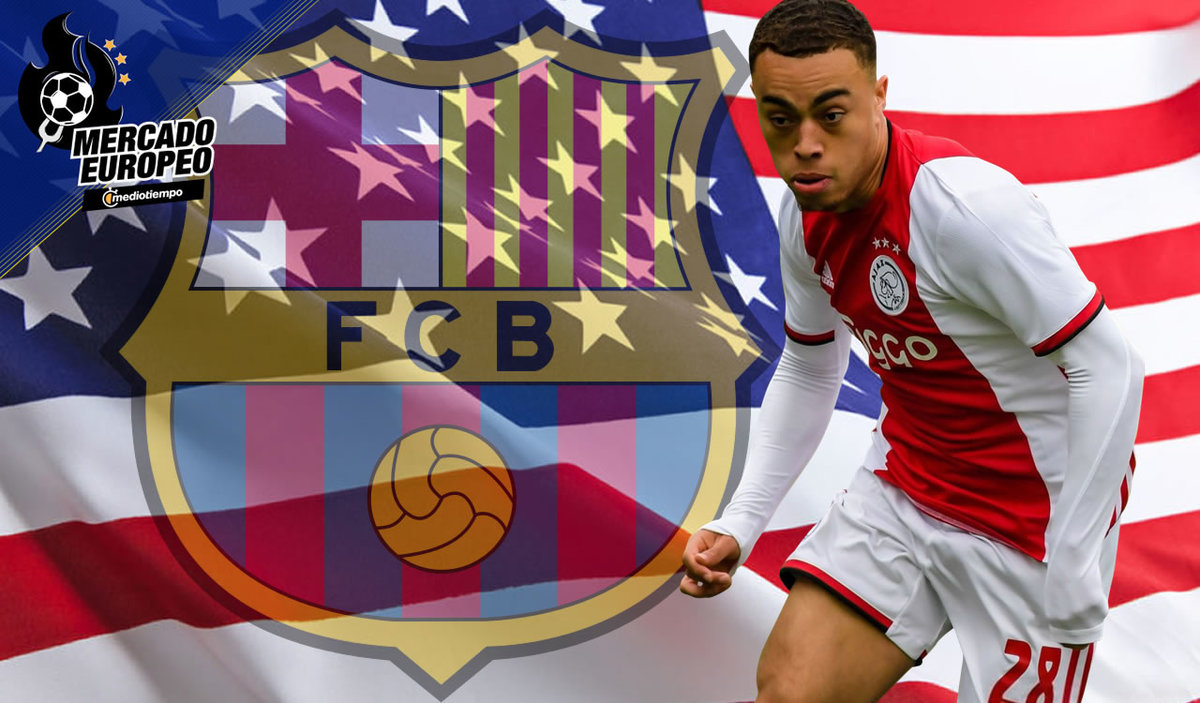Sergiño Dest tiene 19 años, puede jugar en ambas laterales y pertenece al Ajax. (Footy Renders)