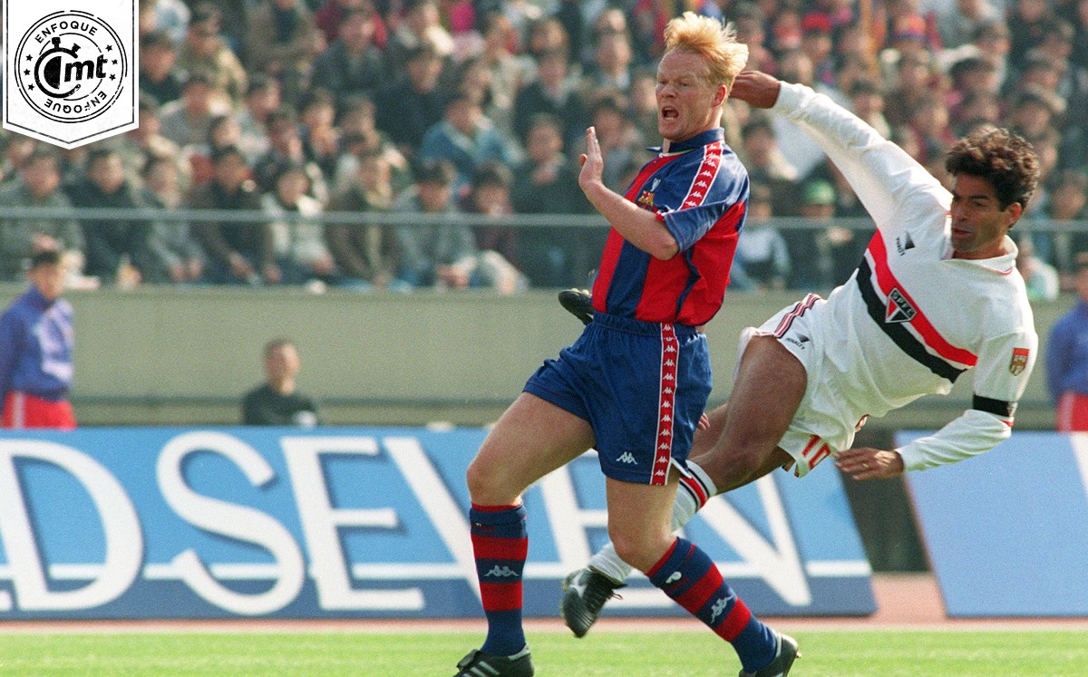 Ronald Koeman brilló como jugador y ahora llega al Barcelona como DT. Foto: AFP