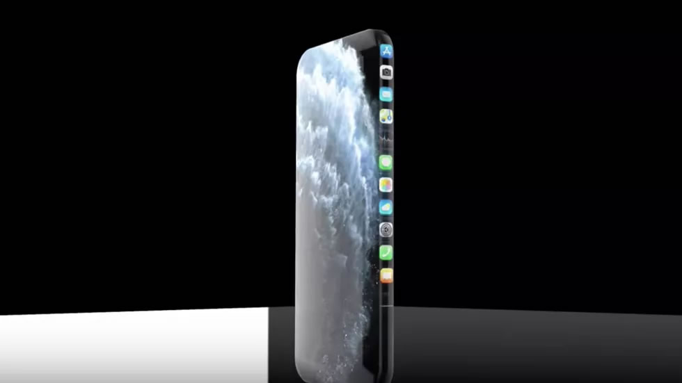 En este diseño se aventuran a imaginar un iPhone 12 sin bordes y sensores táctiles a los costados. (Foto: Technizo Concepts)