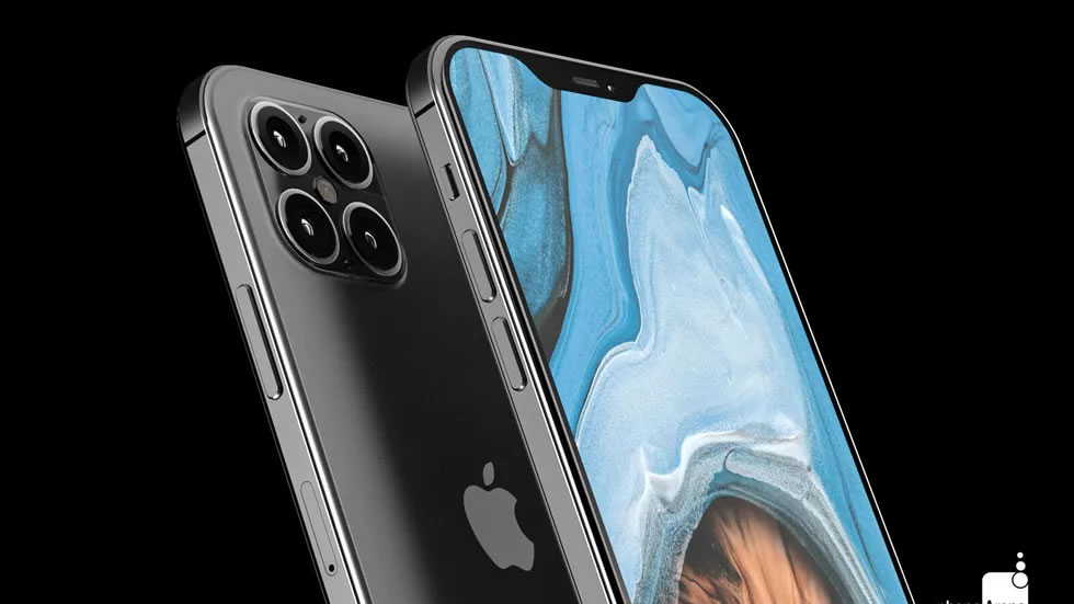 El iPhone 12 tendría bordes más rectos como el iPhone 4, según esta recreación de 9to5Mac. (Foto: Phone Arena)