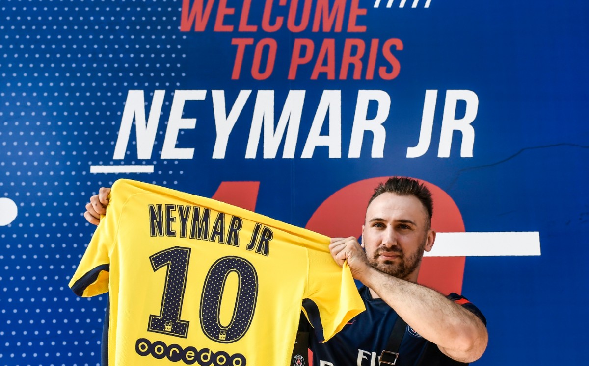 Neymar ha sido idolatrado en el PSG desde su llegada. Foto: AFP