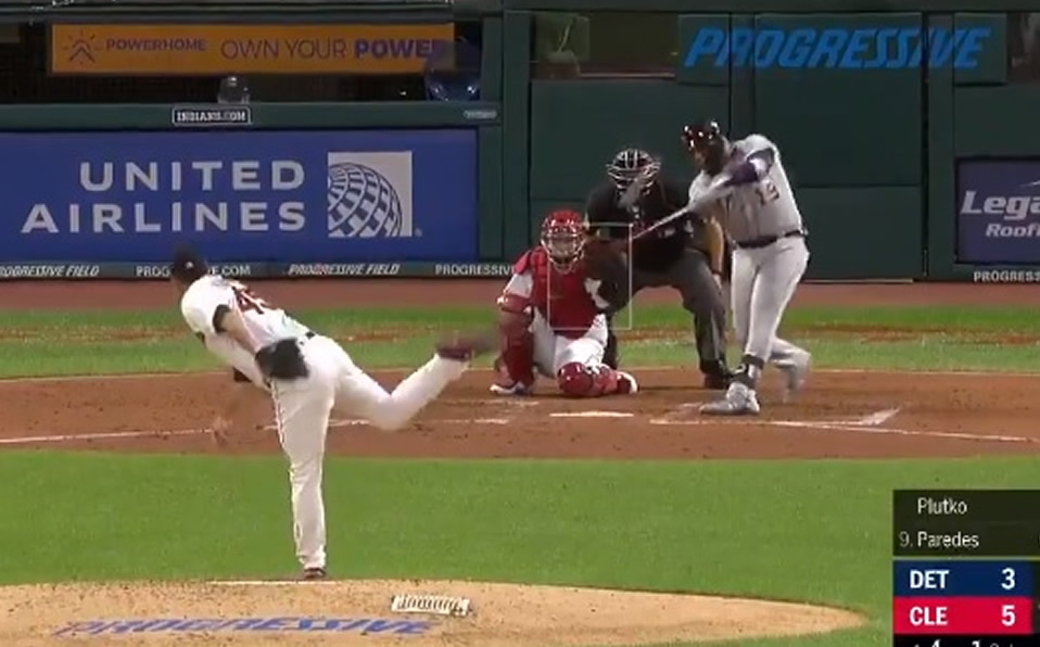 [VIDEO] El primer HR de Isaac Paredes es un Grand Slam