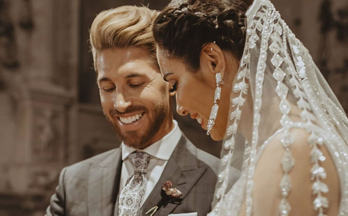 Ocho años juntos, pero hace un año se casaron. (Sergio Ramos)