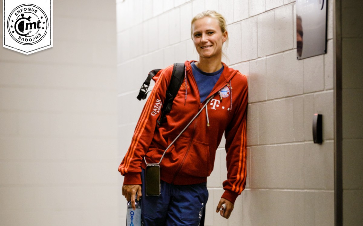 Kathleen Krüger, la team manager del Bayern Múnich. Foto: Bundesliga