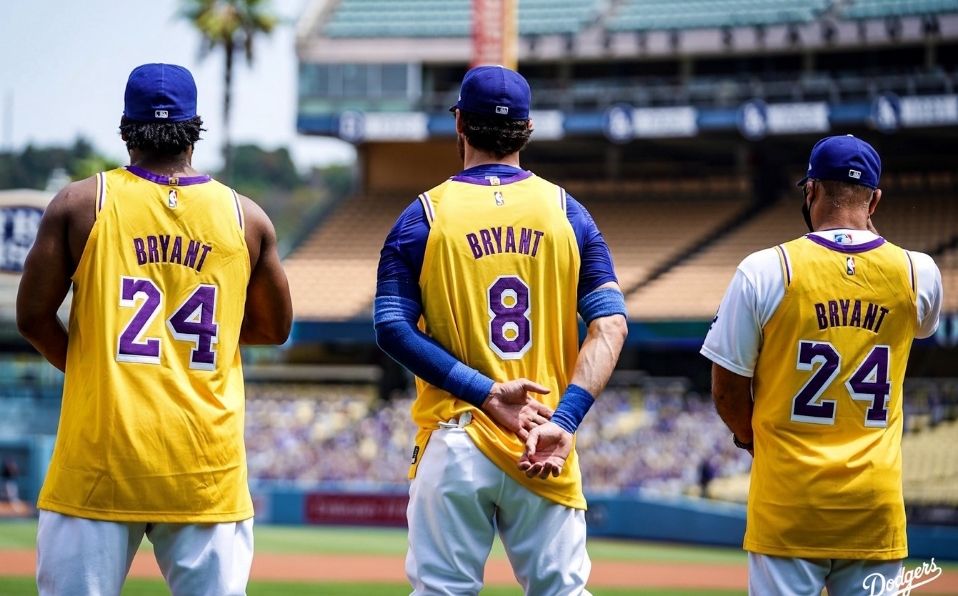 Kobe era gran aficionado de los Dodgers. (Foto: @Dodgers)
