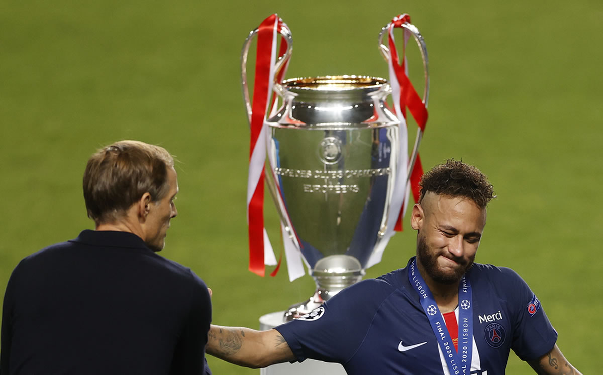 El técnico del PSG quitó responsabilidad a Neymar (AFP)