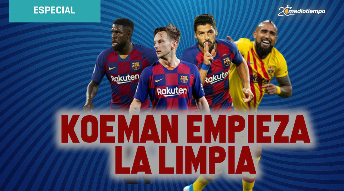 Barcelona y Koeman empiezan la limpia: Rakitic, Vidal y Umtiti se van