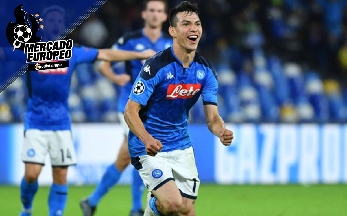 Hirving Lozano tiene cartel a pesar de su mal año en Napoli. (Foto: AFP)