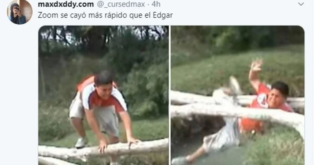 La caída de Zoom, descripción gráfica.