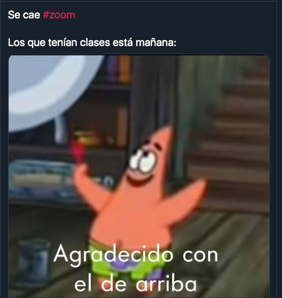 Zoom le hizo el día a muchísimos alumnos con sus fallas.