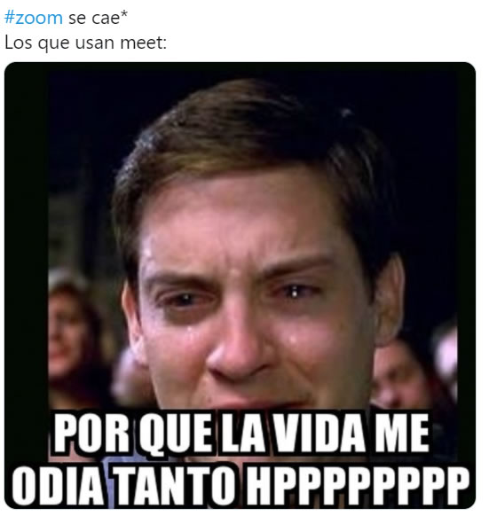 ¡Jajajajaja! Pobres de los que usaron Google Meet.