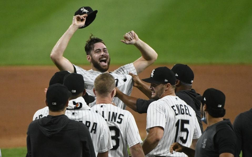 Giolito sólo dio una base por bolas en la cuarta entrada. (Foto: AP)
