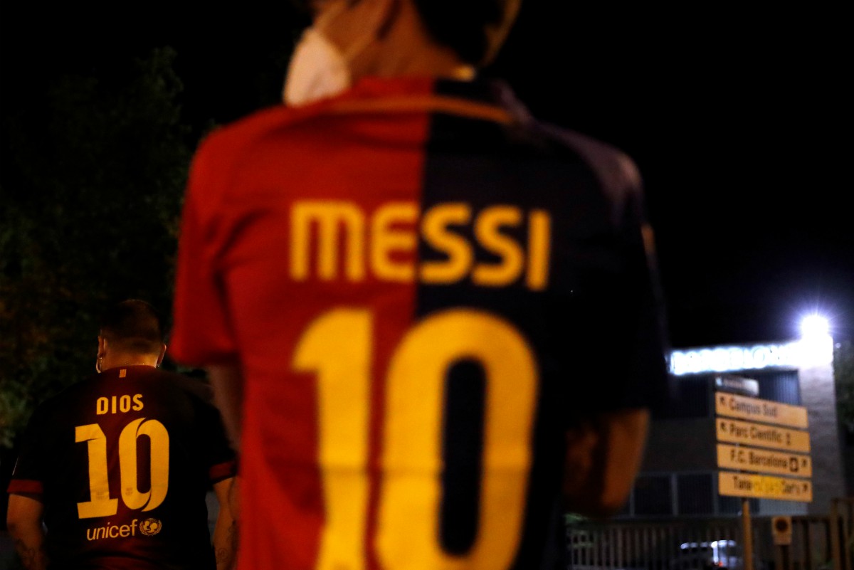 Messi terminaría con 16 años de ser referente del Barcelona (Foto: AFP)