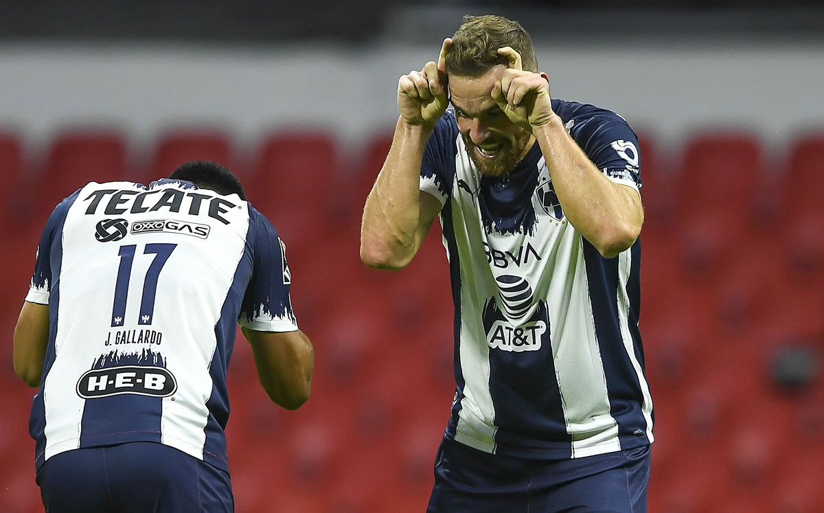 El fin de semana el holandés anotó ante el América en el triunfo de Rayados. (imago7)