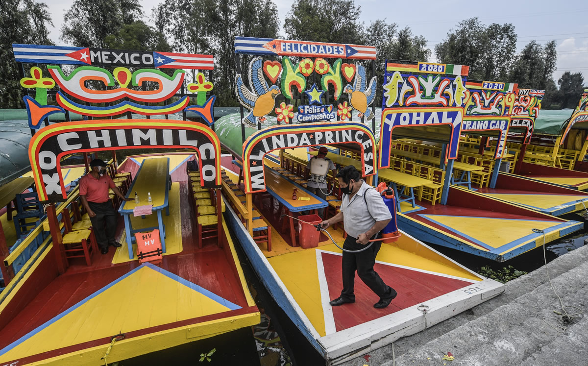 Xochimilco es una de las alcaldias más afectadas por la pandemia. (Foto: AFP)