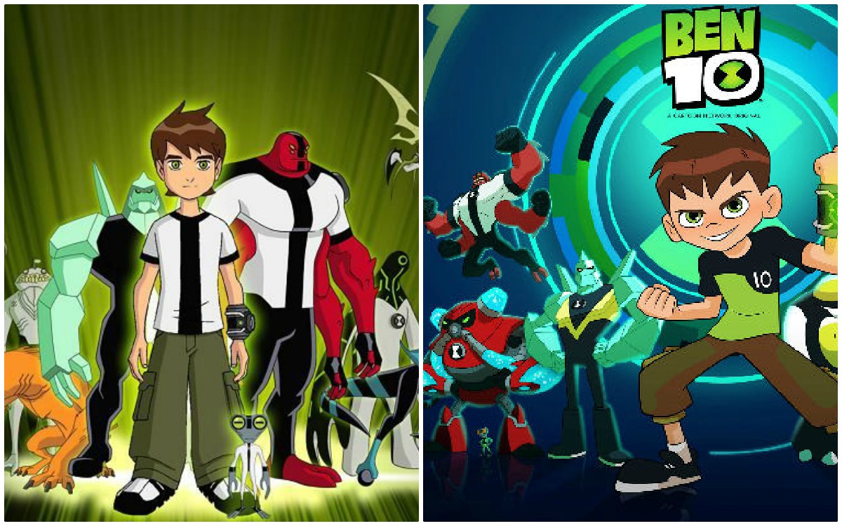 Ben 10 | Al igual que los otros ejemplos donde los diseños se hicieron más "infantiles", la comedia aumentó considerablemente