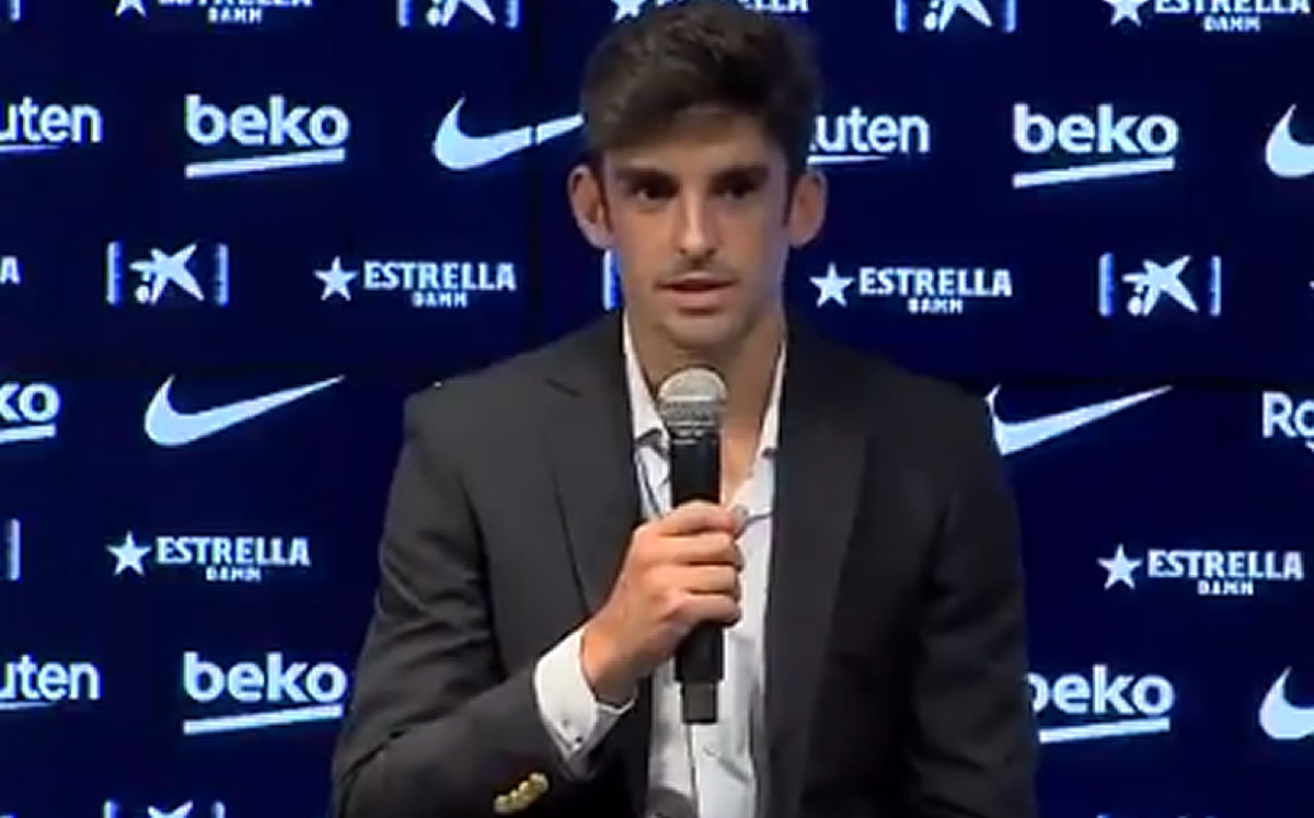 Durante la presentación de este miércoles. (Barcelona)