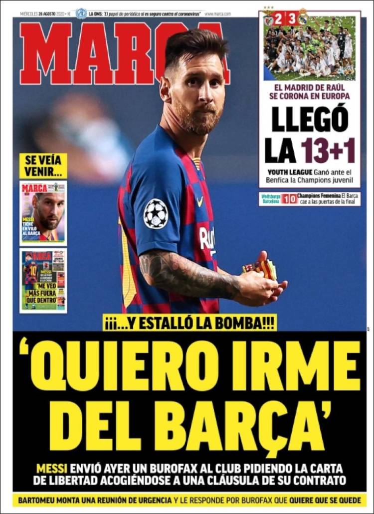 El anuncio acaparó las portadas de varios periódicos en el mundo.