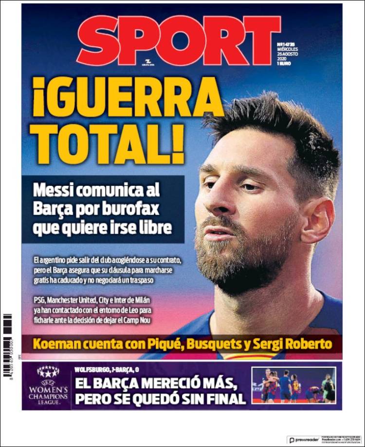 El anuncio acaparó las portadas de varios periódicos en el mundo.
