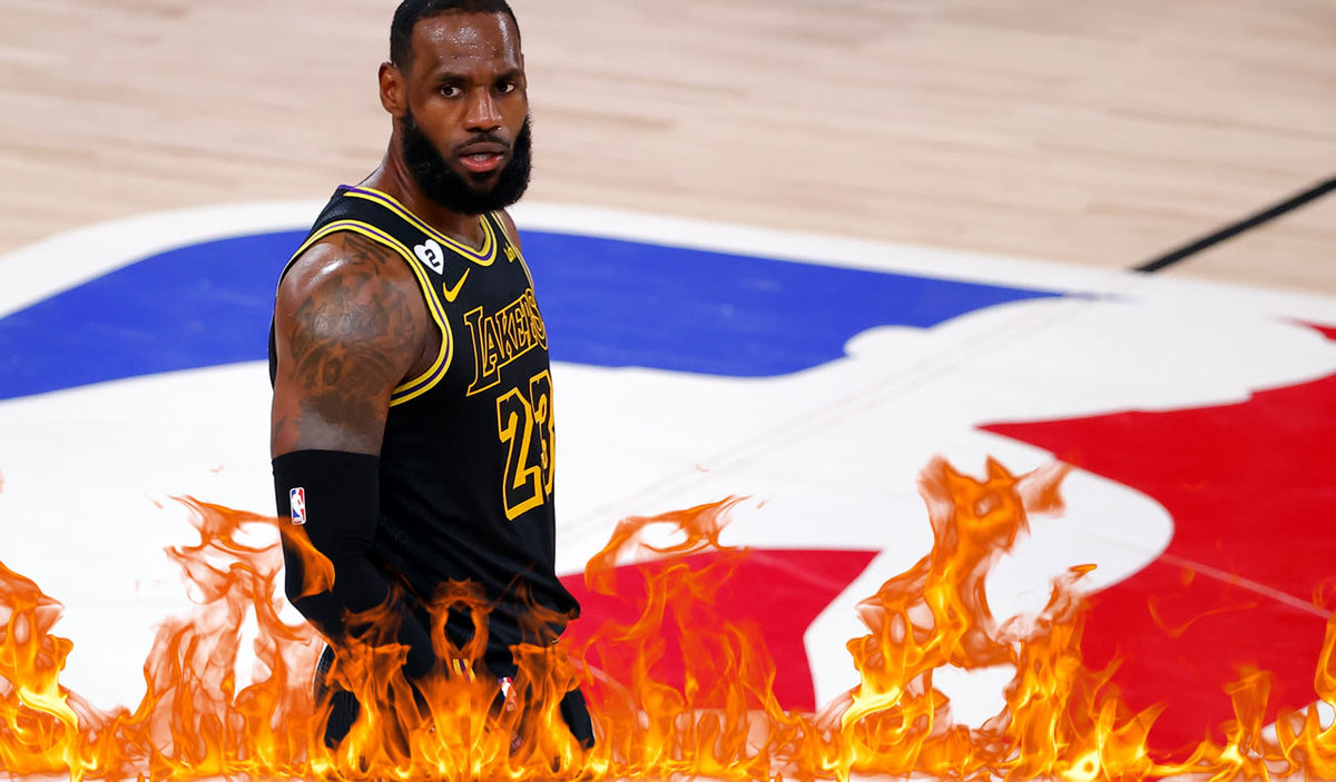 LeBron James es el basquetbolista con mayor voz en las protestas contra el racismo. (AFP)