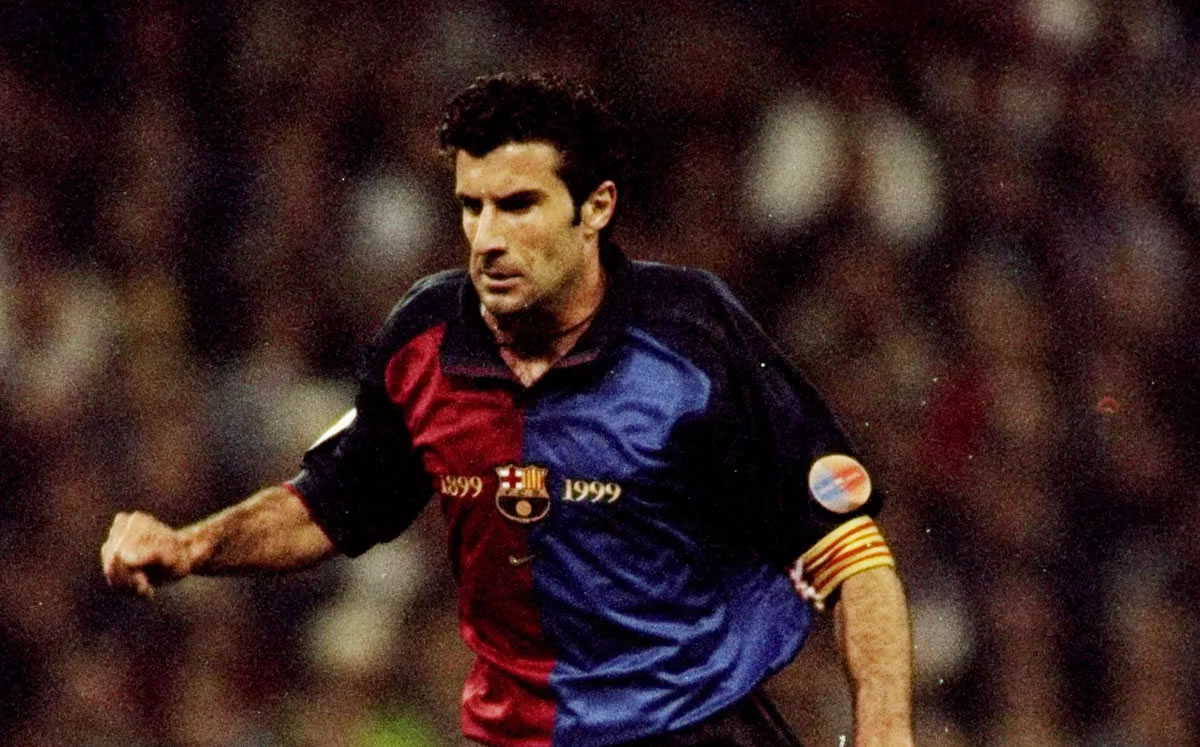 Luis Figo y su salida del Barça al Madrid.