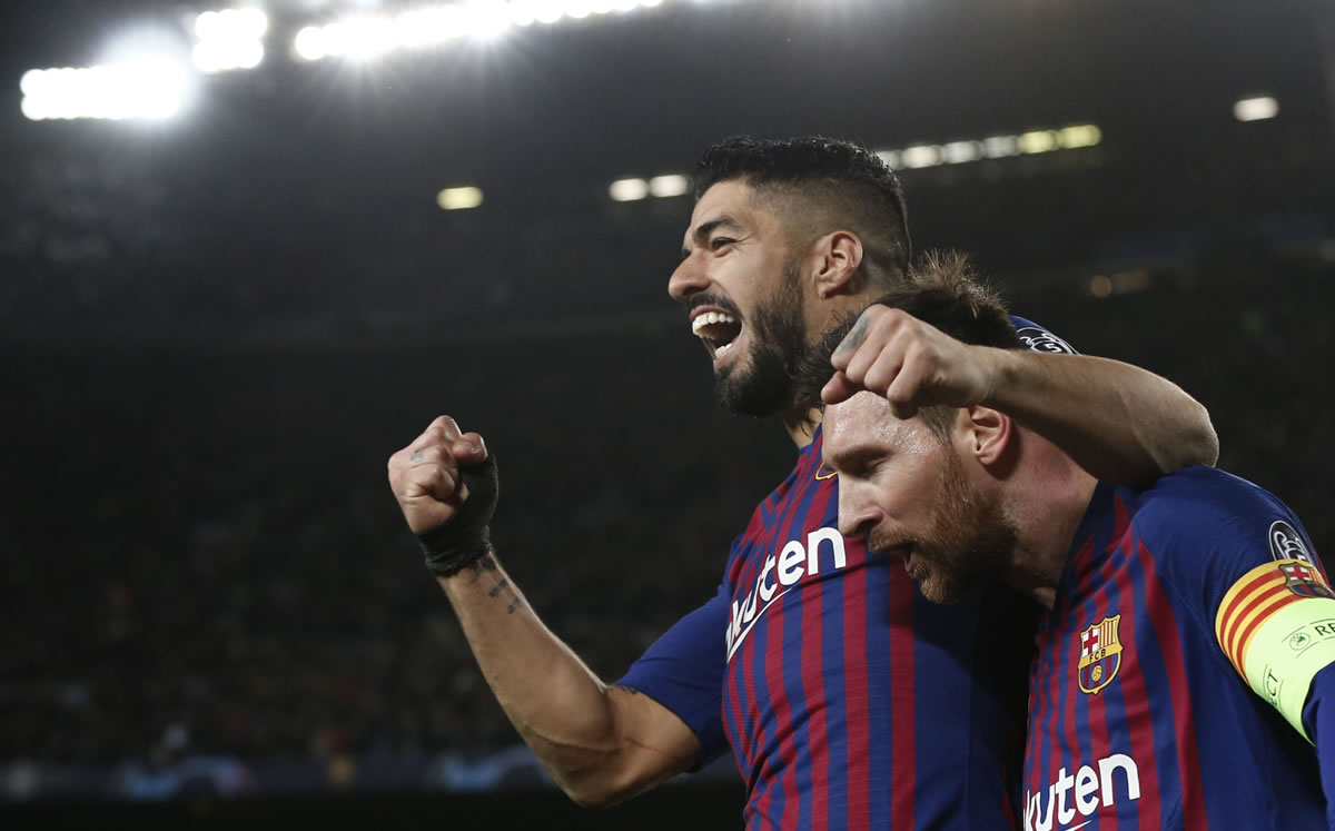 Luis Suárez y Lionel Messi formaron una gran dupla en Barcelona. (Foto: Imago7)