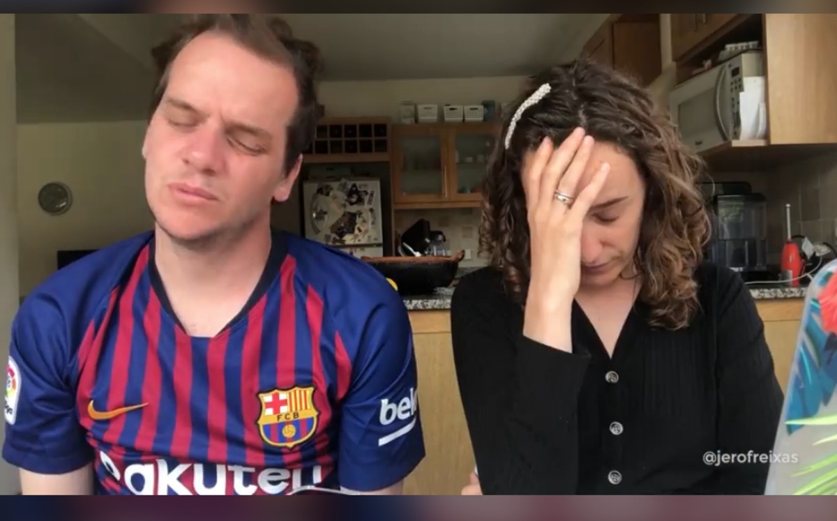 Jerónimo Freixas, indignado por la posible marcha de Messi del club catalán. FOTO: Captura de video @jerofreixas