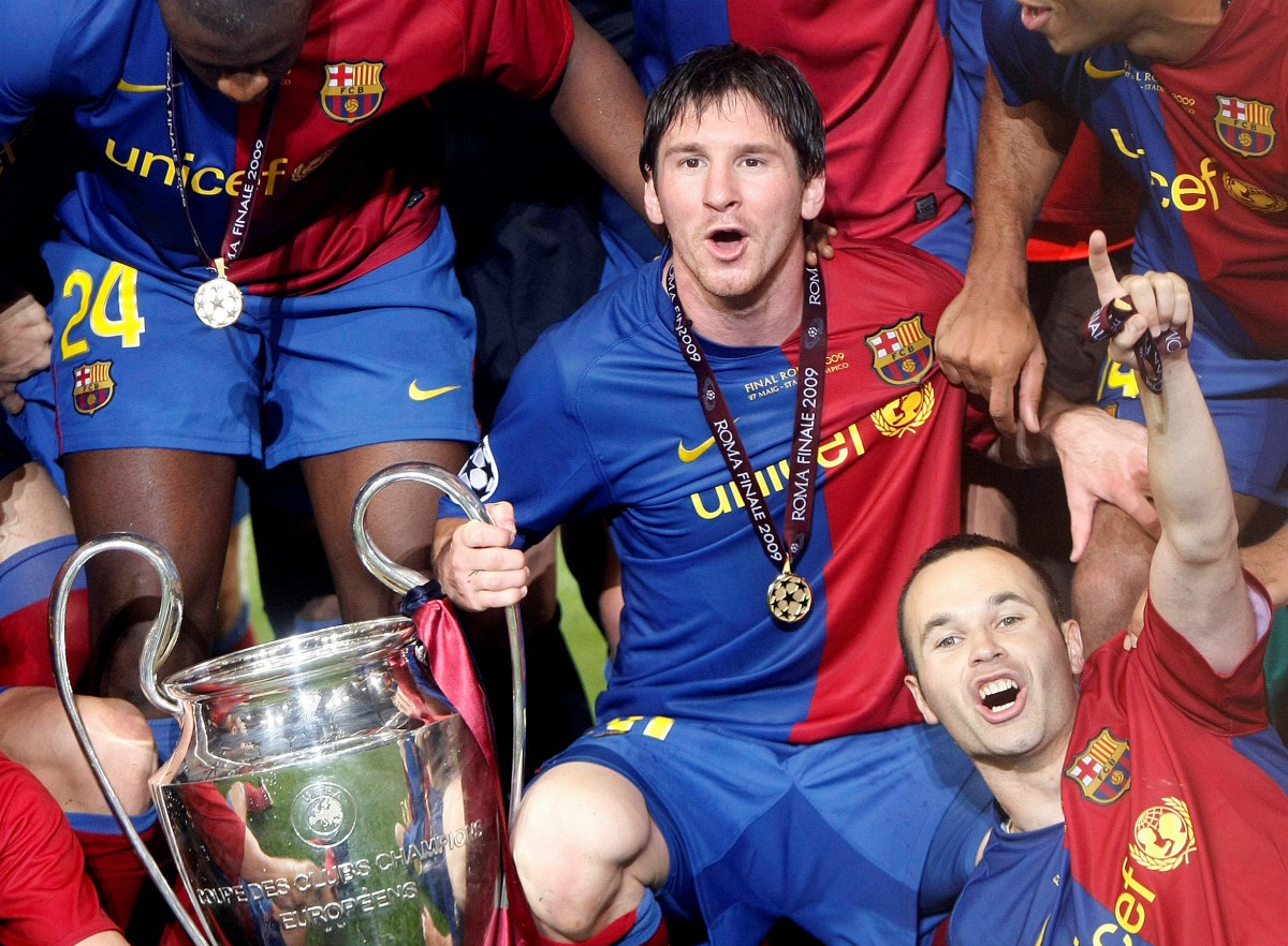 Messi ganó 10 veces LaLiga con Barcelona (Foto: AFP)