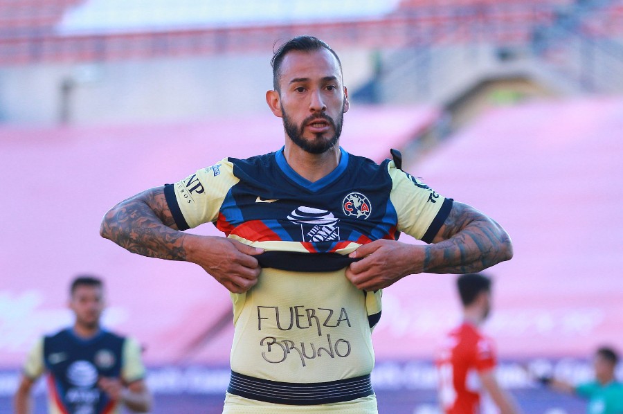 Emanuel Aguilera dedicó su gol al lesionado Bruno Valdez. FOTO: Imago7.