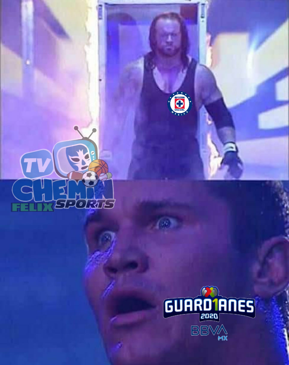 ¡En la madre! El Azul se ve tan poderoso como The Undertaker.