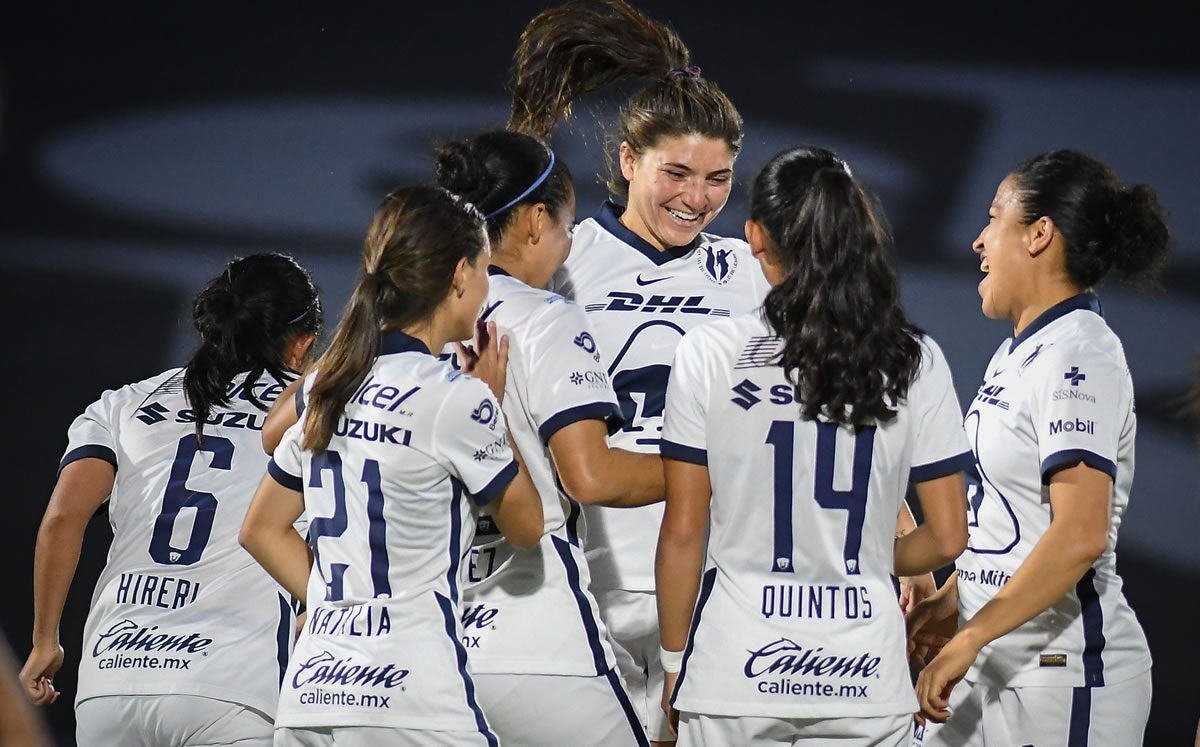 Pumas Femenil goleó a FC Juárez a domicilio. (Foto: Imago7)