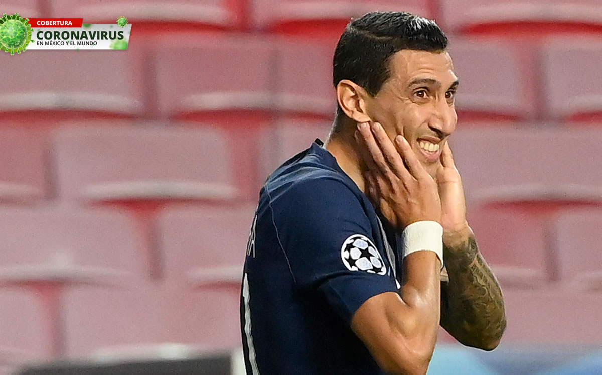 Di María estuvo de vacaciones con otros jugadores (AFP)