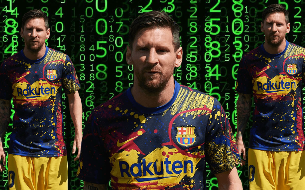 Messi y sus posibles números en otros equipos. (Footyrenders)